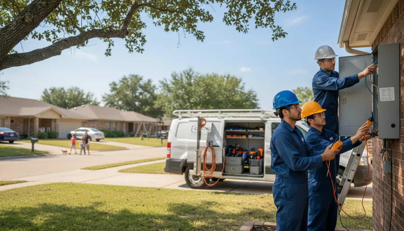 Certified electrician providing emergency electrical services in Cory, IN